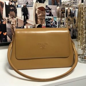 Camel colored purse